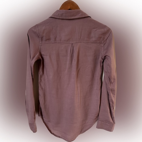 Juniors SO Lace Up Blouse, Rose, XS, NWT - Picture 5 of 5